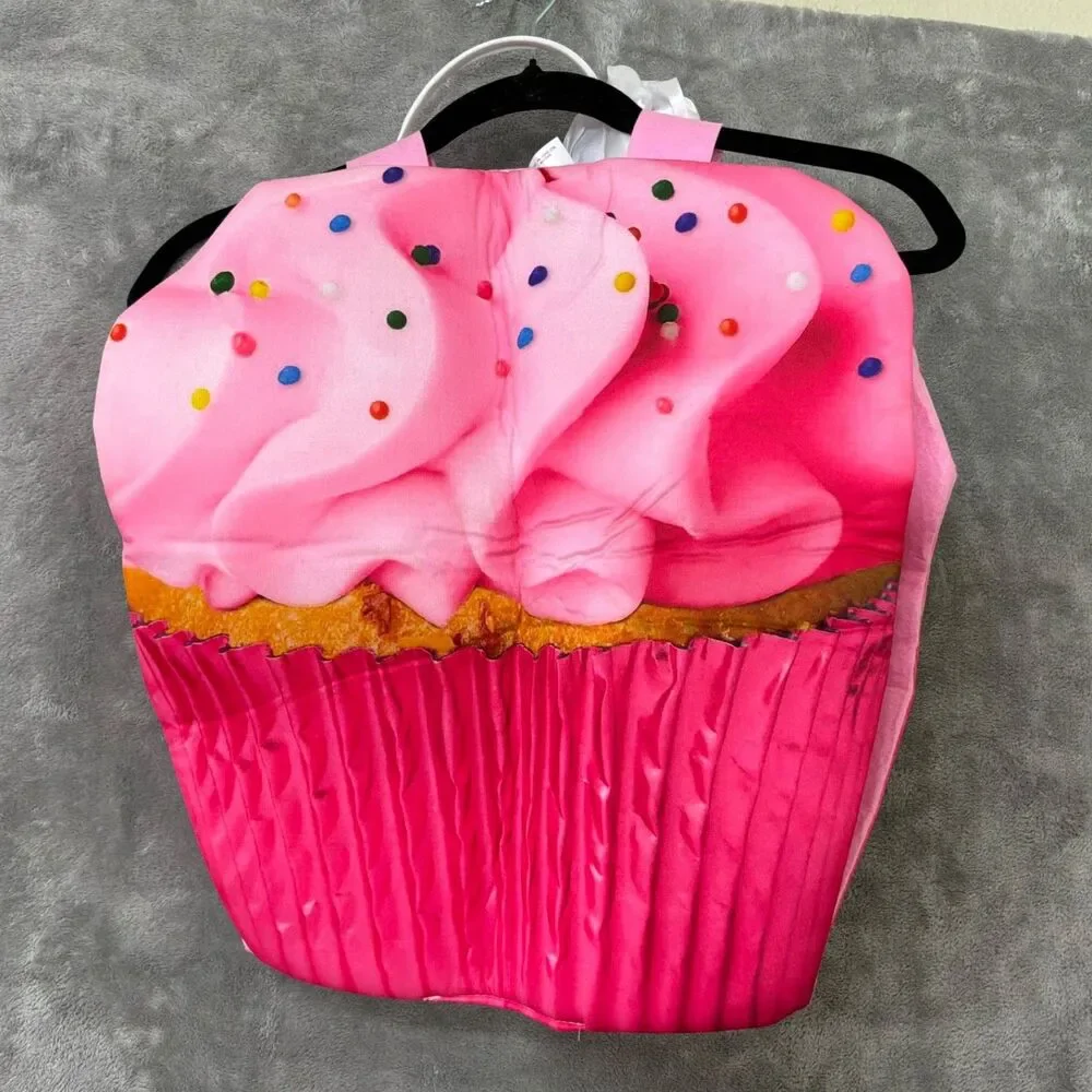 Seasons Cupcake Confetti Toddler Costume 2T-4T Girls Halloween Dress Up Pink
